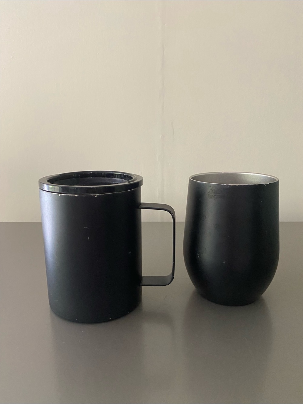 Matte Black Insulated Mug - Sleek Everyday Drinkware